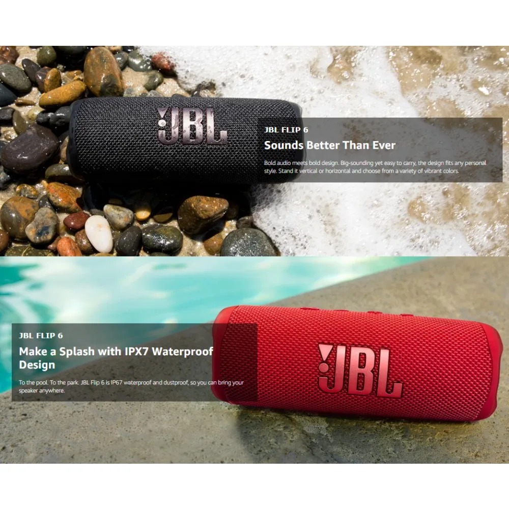 JBL FLIP6 Bluetooth Speaker Wi - огляд і ціна Jbl Speaker Flip 6