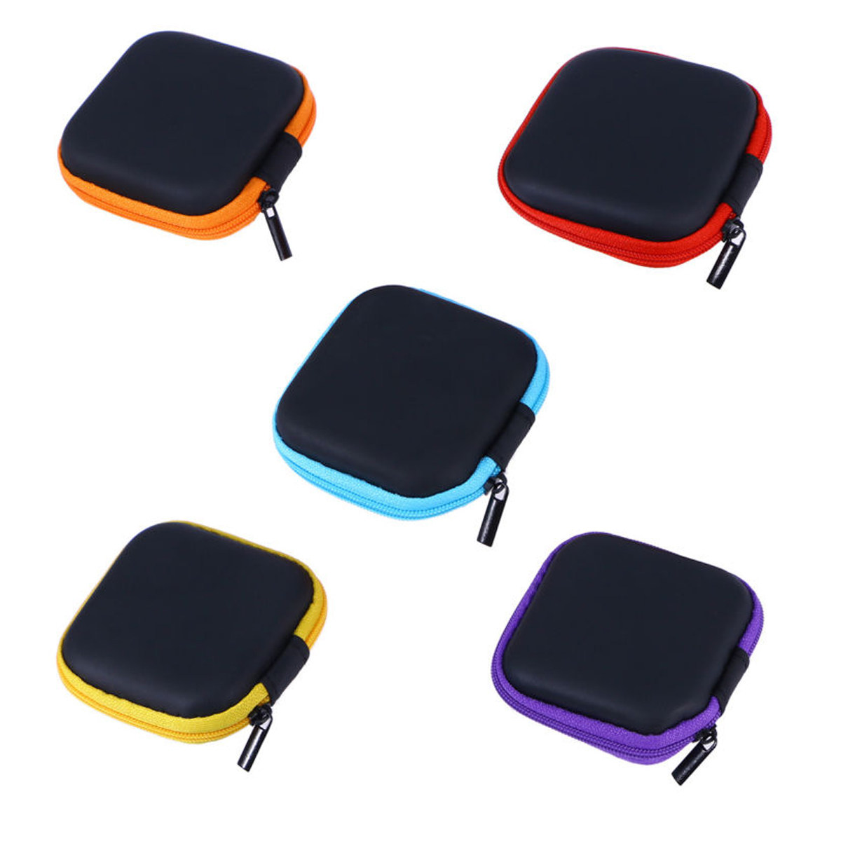 5Pcs Mini Earbud Storage Case  - огляд і ціна Headphone Case Hard