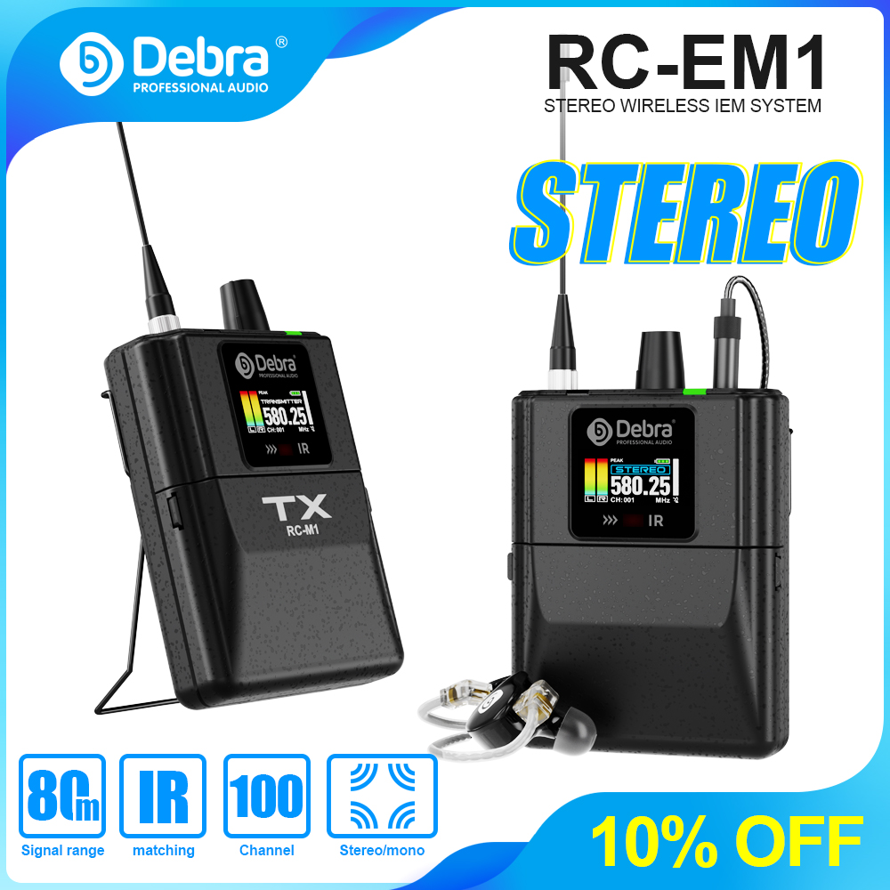 Debra Audio RC-EM1 UHF Stereo  - огляд і ціна In Ear Monitor Iem