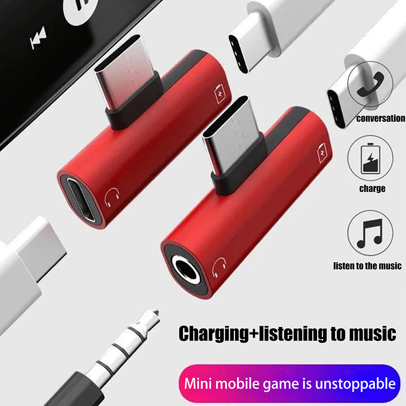 USB Type-C To 3.5 Mm Headphone - огляд і ціна Earphone Splitter Jack