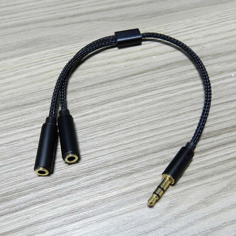 3.5mm Audio Splitter Y Jack 1  - огляд і ціна Earphone Splitter Jack