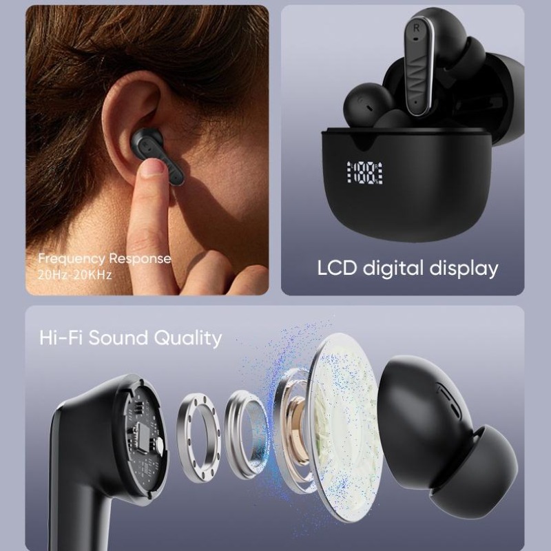 Waterproof TWS Headset Noise C - огляд і ціна Wireless Earbuds Tws